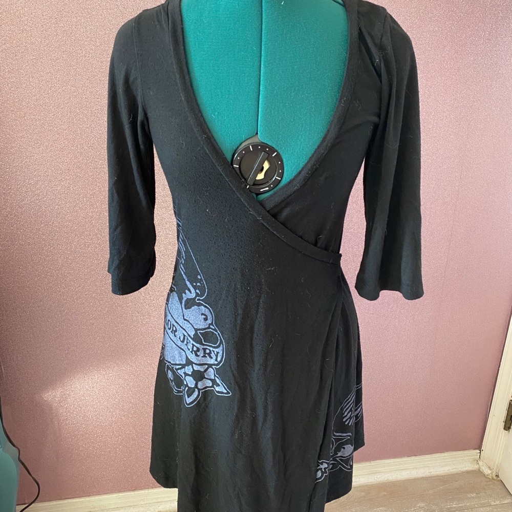 Sailor Jerry wrap dress , Old school tattoo